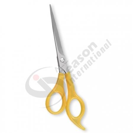 Plastic handle cutting scissors