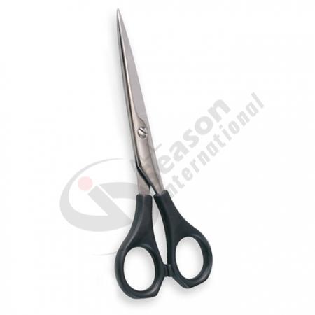 Plastic handle cutting scissors