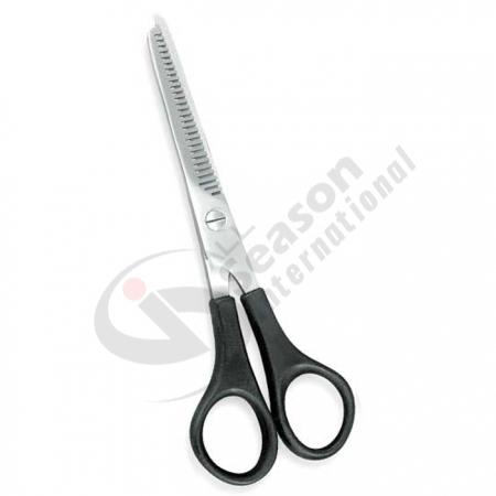 Plastic handle cutting scissors